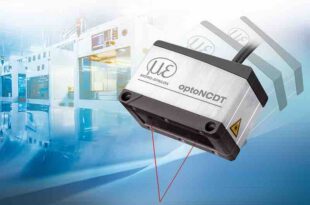 Laser triangulation sensor offers combination of size, speed and accuracy