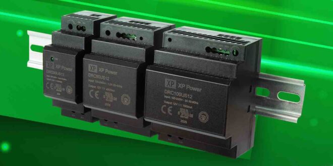 Low-cost DIN rail mount AC-DC power supplies
