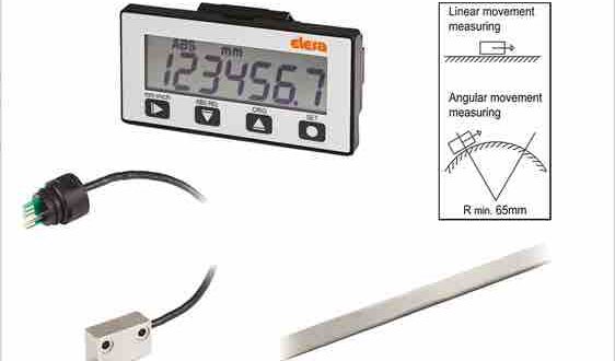 Magnetic measuring system with seven-digit display