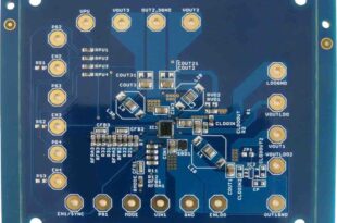 Compact 4-channel power management IC