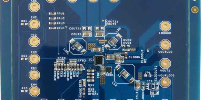 Compact 4-channel power management IC