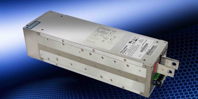48V 4kW power supply accepts an industrial 350 to 528Vac 3-phase delta or WYE input