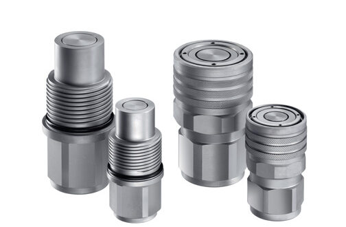 Couplings avoid loss of fluid and help protect the environment