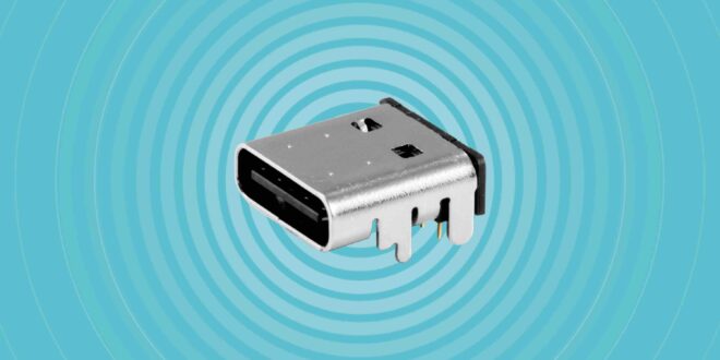 Power-only USB Type C receptacle delivers power up to 100W