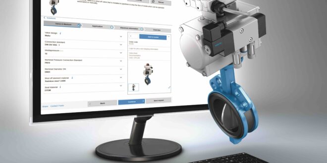 Configurator saves time and effort when selecting and ordering process valves