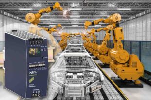 20A DIN-Rail power supply features integrated LED display