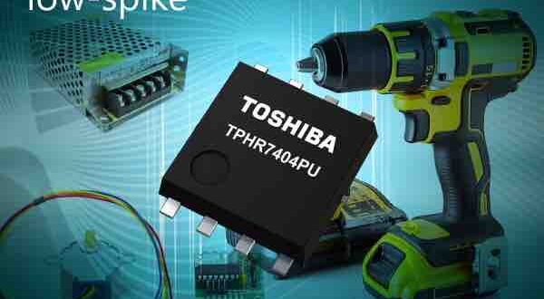 oshiba has launched the TPHR7404PU, a 40V, N-channel MOSFET that uses the latest generation U-MOSIX-H process. The MOSFET’s low-spike capability reduces overshoot in switching applications
