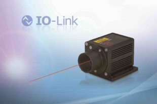 Laser distance sensor with IO-Link simplifies integration and commissioning in industrial automation environments
