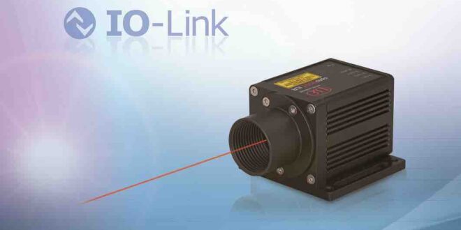 Laser distance sensor with IO-Link simplifies integration and commissioning in industrial automation environments