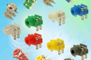 3.5mm jack sockets colour coded for ease of identification