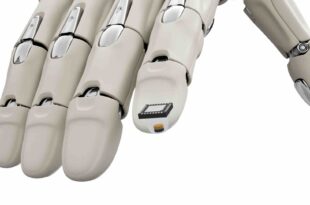 Fully integrated sensor prototype enriches robot hand capabilities