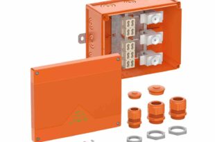 Cable junction box enclosure provides fire protection for tunnels