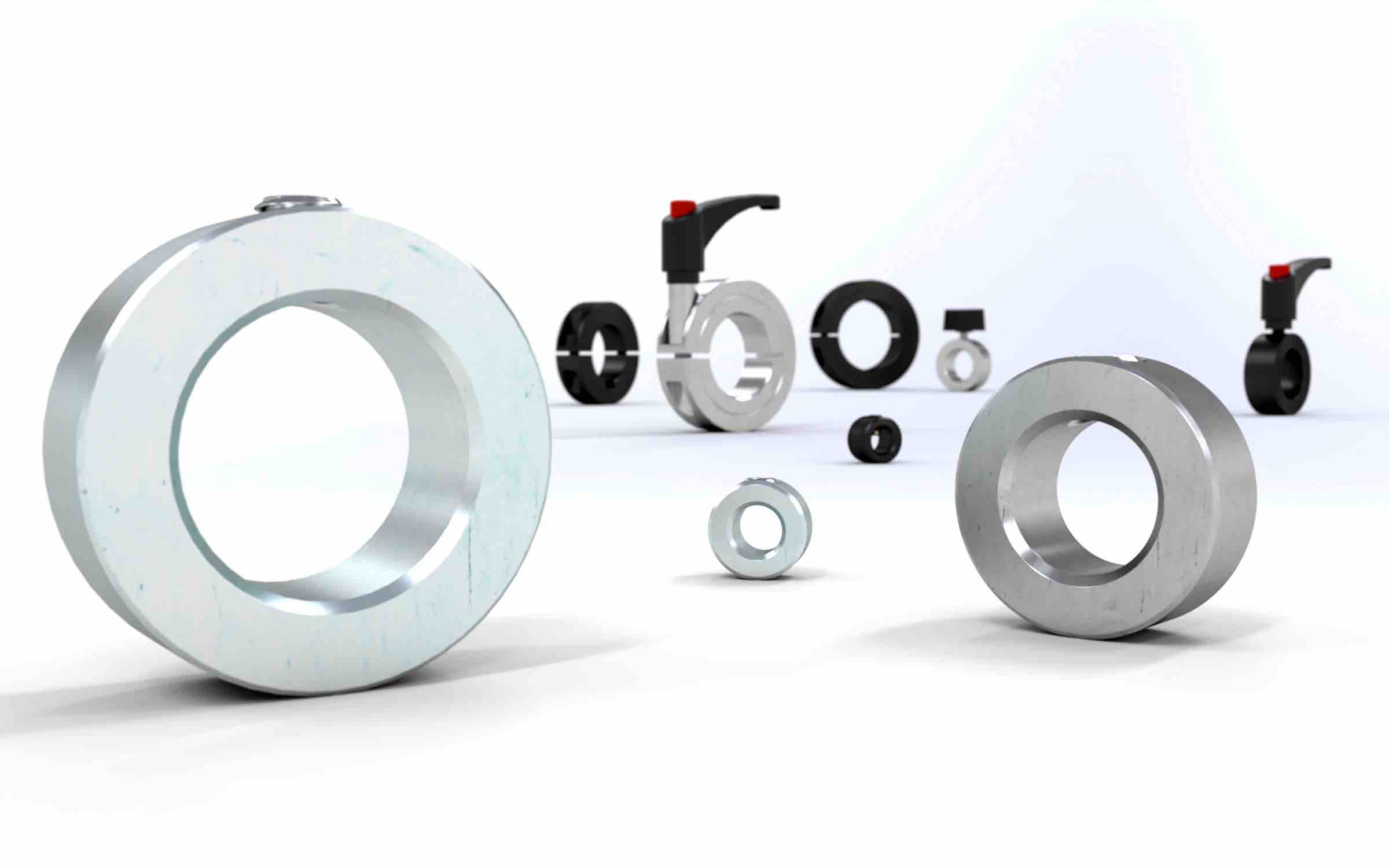 Shaft collars now available in inchsizes for American market