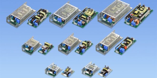 10W and 15W units added to low profile open frame power supplies for demanding industrial applications
