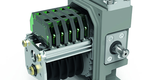 Geared cam limit switches ensure optimum regulation in hydraulic steelwork