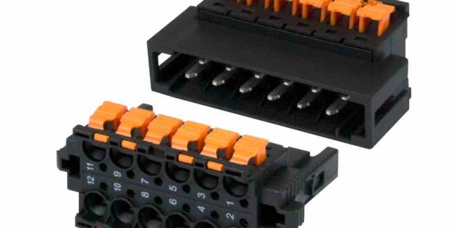 Push-in design connectors for high-density wire splicing