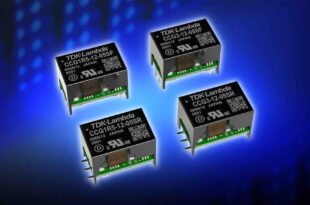 4:1 input range 1.5 to 3W DC-DC converters operate at 100% load in +85°C ambient temperatures without airflow
