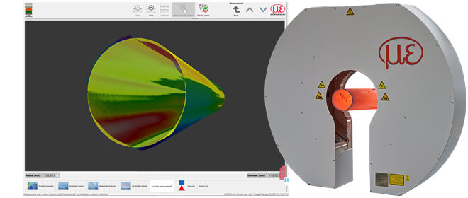 Inline 3D profile measurement systems inspect geometry of long strip products in hot and cold rolling mills