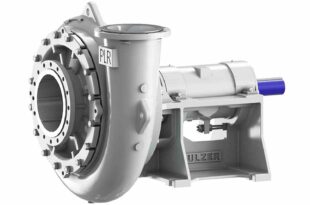 Slurry pump handles liquids with a high solids content