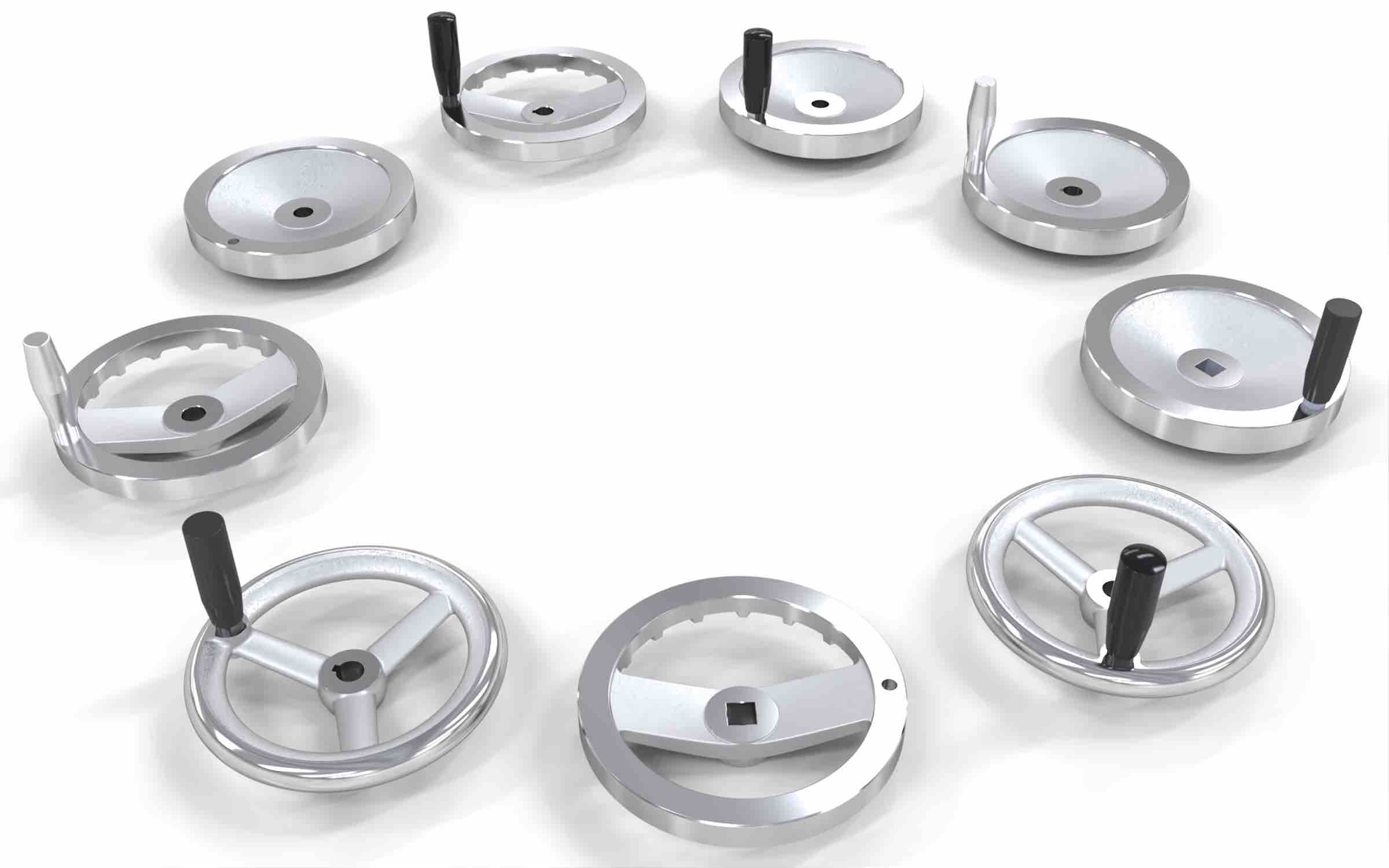 Aluminium handwheel range now includes solid dish design - Engineer ...