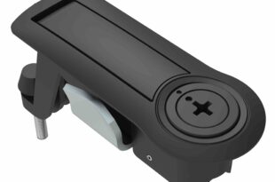 Lever latches: push to lock option incorporates auto-relock