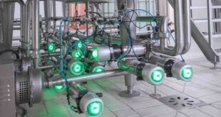 Decentralised automation of valves in hygienic areas