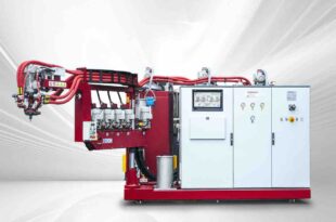 Dosing system adds recyclates into mix to create sustainable hot-cast elastomers