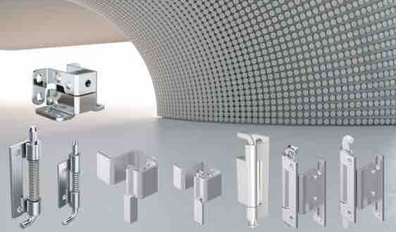 Concealed hinges for security and aesthetics