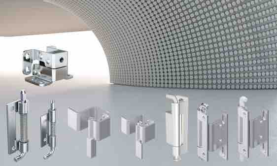 Concealed hinges for security and aesthetics
