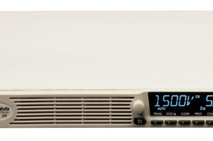 1U high 7,500W programmable power supply series offers models from 0-20V 375A to 0-1,500V 5A