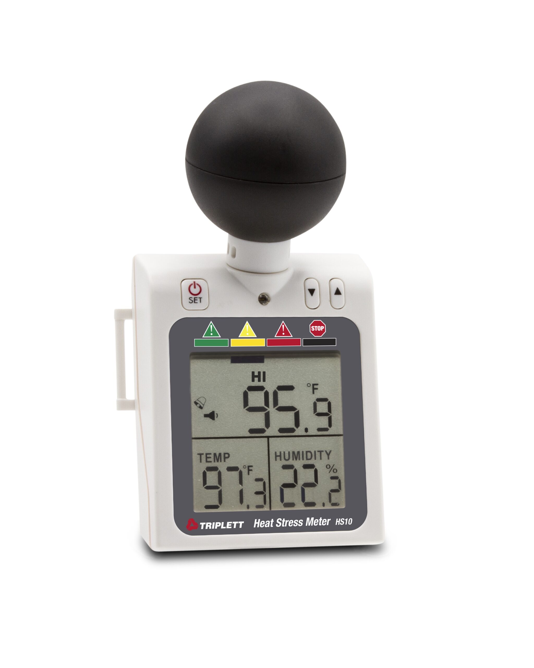Monitoring indoor/outdoor heat index to help limit the danger of heat-related injury