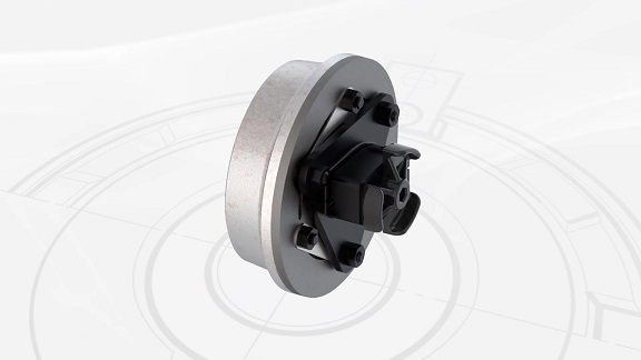 Clutch automatically adjusts the working air gap