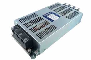 Volumetric efficient EMI-RFI three-phase filter EMC solution