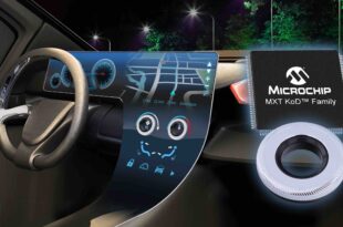 Touchscreen controllers natively support detection and reporting of capacitive rotary encoders