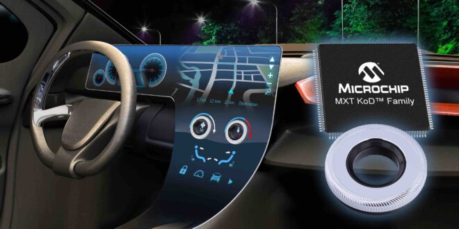 Touchscreen controllers natively support detection and reporting of capacitive rotary encoders