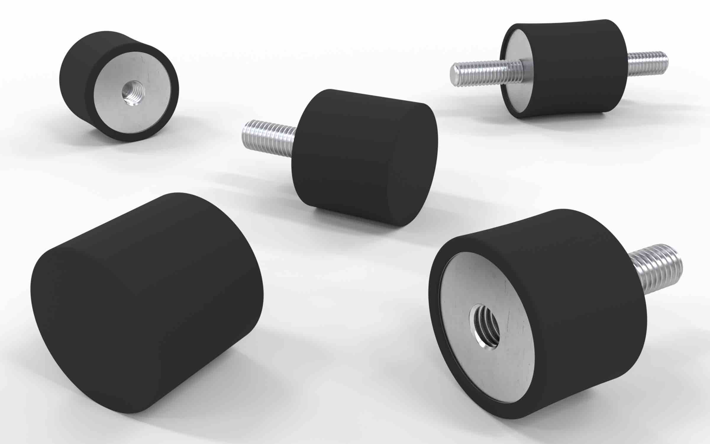 Stainless steel increases durability of antivibration mounts