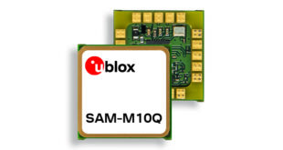 Low-power multi-GNSS module with built-in antenna