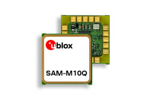 Low-power multi-GNSS module with built-in antenna