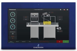 HMI is designed with projective capacitive touchscreen