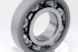 Ceramic-coated, electrolytic-corrosion-resistant bearings for inverter motors