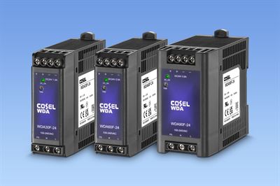 DIN Rail AC/DC power supplies for industrial applications