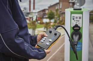 Adapter for the installation and maintenance of electric vehicle charging stations