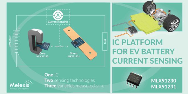 EV battery current sensing