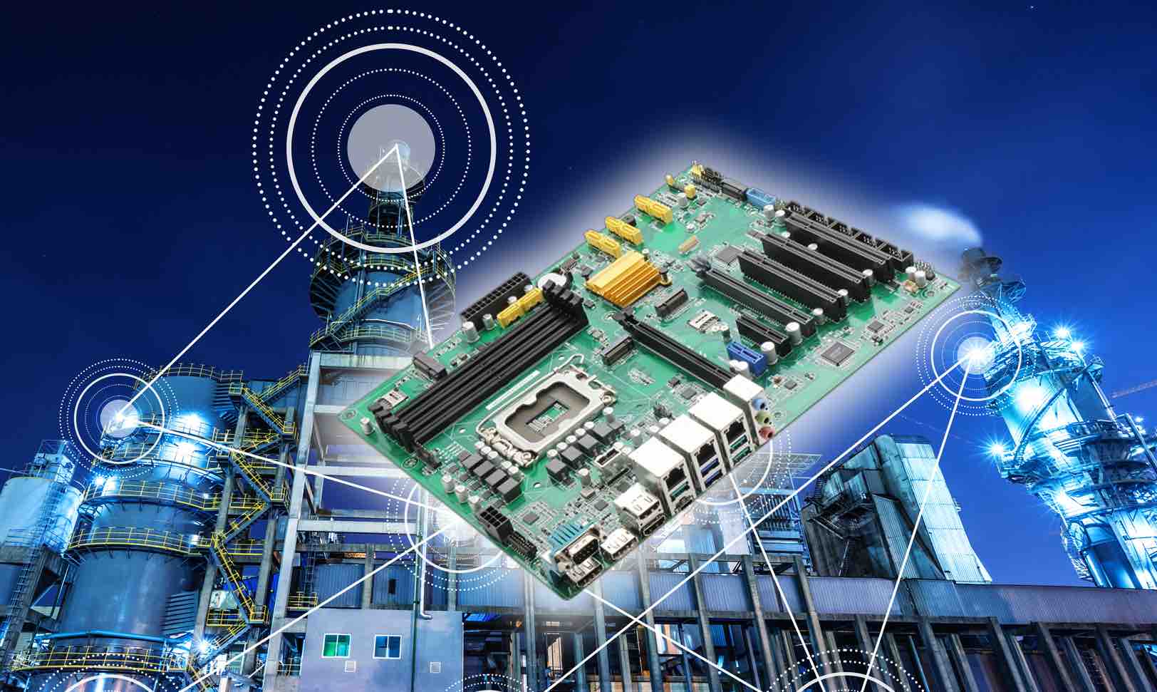 ATX motherboard features improvements in system memory, expansion and