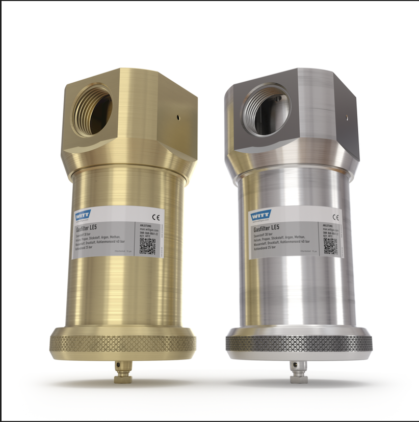 Gas filter for high‑performance industrial and medical gas systems ...
