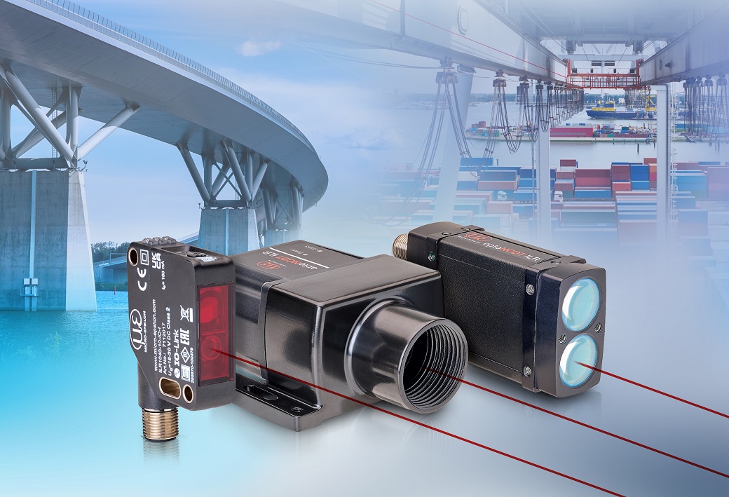 Laser distance sensors with IO-Link version and increased measuring ...